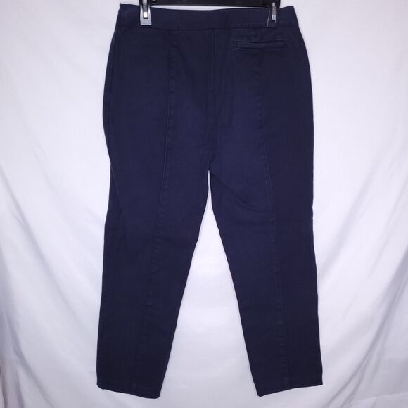 Tory Burch Pants Womens 8 Navy - Picture 2 of 6